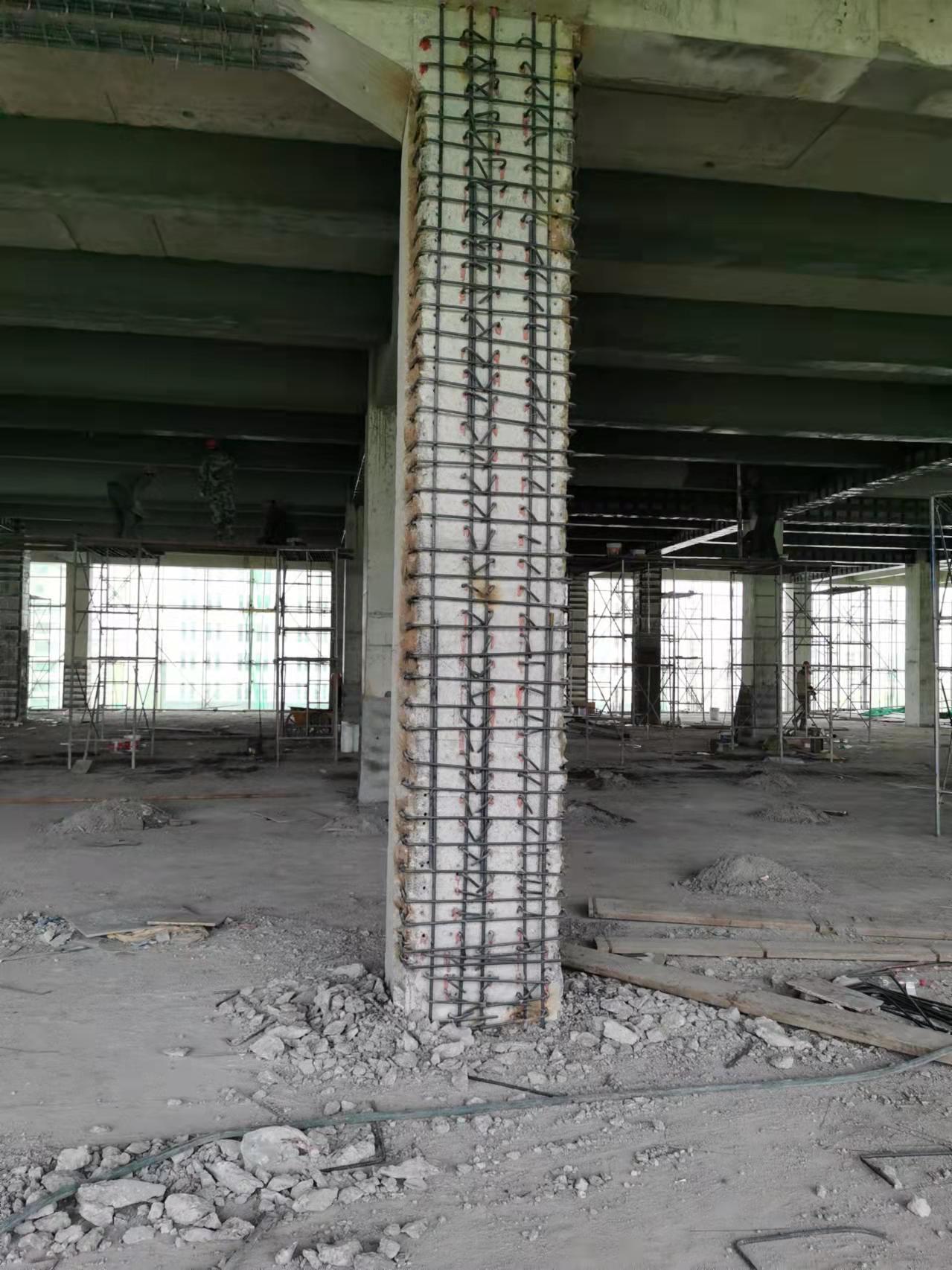 泰安梁柱增大界面加固工程施工方案